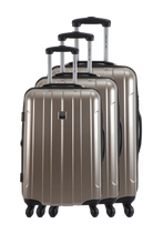 Charger l'image dans la visionneuse de la galerie, Saint-Tropez Unis - Set de 3 valises 4 roues 360° Polycarbonate