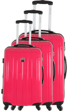 Charger l'image dans la visionneuse de la galerie, Saint-Tropez Unis - Set de 3 valises 4 roues 360° Polycarbonate