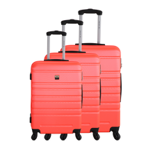 Charger l'image dans la visionneuse de la galerie, Nice – Set de 3 valises – ABS – Corail