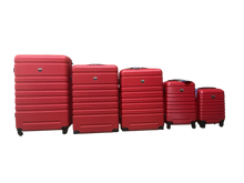 Charger l'image dans la visionneuse de la galerie, Nice – Set de 5 valises – ABS – Rouge