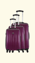 Charger l&#39;image dans la visionneuse de la galerie, Saint-Tropez Unis - Set de 3 valises 4 roues 360° Polycarbonate
