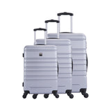 3-Piece Luggage Set - Nice - ABS - Silver