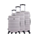 3-Piece Luggage Set - Nice - ABS - Champagne