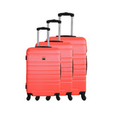 3-Piece Luggage Set - Nice - ABS - Coral