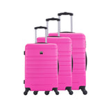 3-Piece Luggage Set - Nice - ABS - Fuchsia