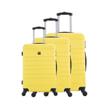 3-Piece Luggage Set - Nice - ABS - Yellow