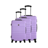 3-Piece Luggage Set - Nice - ABS - Parma Violet