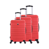 3-Piece Luggage Set - Nice - ABS - Red