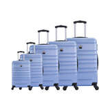 5-Piece Luggage Set - Nice - ABS - Lavender