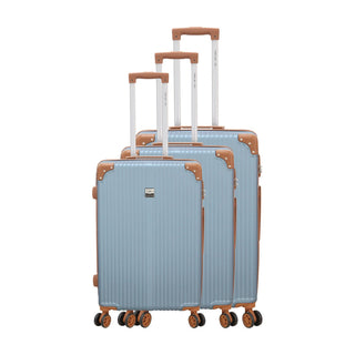 Set de 3 valises - Biarritz - ABS - Bleu