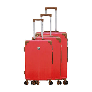 Set de 3 valises - Biarritz - ABS - Corail