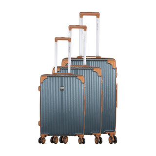 Set de 3 valises - Biarritz - ABS - Vert Bronze