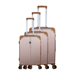 Set de 3 valises - Biarritz - ABS - Vieux Rose