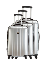 Charger l&#39;image dans la visionneuse de la galerie, Saint-Tropez Unis - Set de 3 valises 4 roues 360° Polycarbonate
