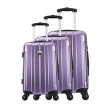 Charger l&#39;image dans la visionneuse de la galerie, Saint-Tropez Unis - Set de 3 valises 4 roues 360° Polycarbonate
