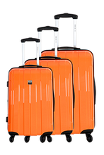 Charger l&#39;image dans la visionneuse de la galerie, Saint-Tropez Unis - Set de 3 valises 4 roues 360° Polycarbonate
