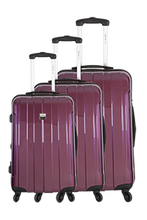 Charger l&#39;image dans la visionneuse de la galerie, Saint-Tropez Unis - Set de 3 valises 4 roues 360° Polycarbonate
