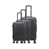 3-Piece Luggage Set - Reims - ABS - Black