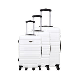 3-Piece Luggage Set - Cannes - ABS - White