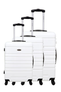 Set de 3 valises - Cannes - ABS - Blanc