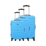 3-Piece Luggage Set - Cannes - ABS - Blue