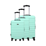 3-Piece Luggage Set - Cannes - ABS - Seafoam Green