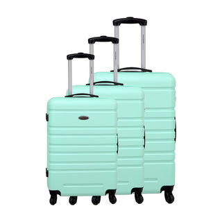 Set de 3 valises - Cannes - ABS - Vert d'Eau