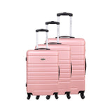 3-Piece Luggage Set - Cannes - ABS - Dusty Pink