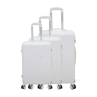 Set de 3 valises - Antibes - ABS - Blanc