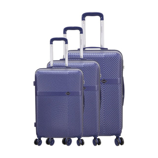 Set de 3 valises - Antibes - ABS - Bleu