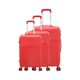 3-Piece Luggage Set - Antibes - ABS - Red