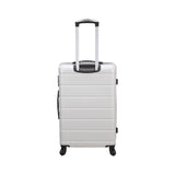 3-Piece Luggage Set - Bordeaux - ABS - Silver