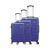 3-Piece Luggage Set - Bordeaux - ABS - Navy