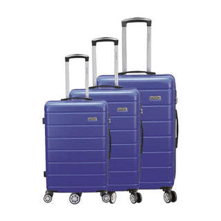 Set de 3 valises - Bordeaux - ABS - Marine