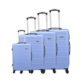 4-Piece Luggage Set - Bordeaux - ABS - Lavender