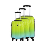 3-Piece Luggage Set - Saint-Tropez Tie & Dye - Polycarbonate/ABS - Yellow