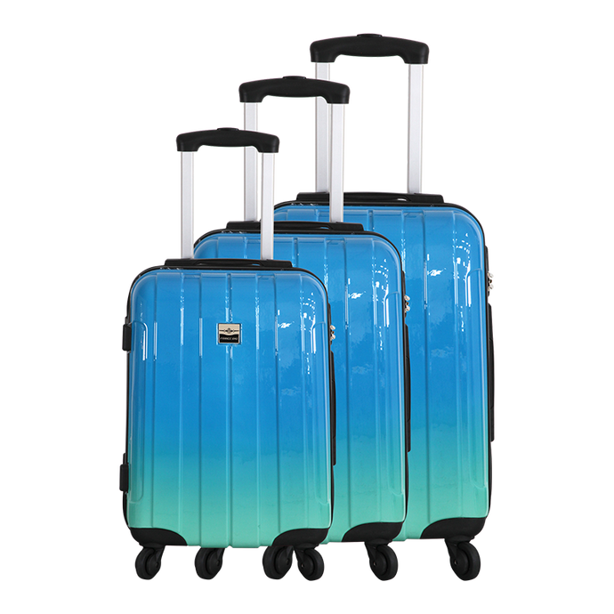Saint-Tropez Tie and Dye - Set de 3 valises 4 roues 360° Polycarbonate