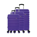 3-Piece Luggage Set - Dubai - ABS - Plum