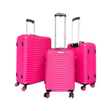 3-Piece Luggage Set - Tahiti - ABS - Fuchsia