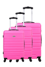 Charger l'image dans la visionneuse de la galerie, Cannes – Set de 3 valises – ABS – Fuchsia
