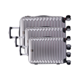 3-Piece Luggage Set - Marseille - Polycarbonate - Carbon Silver