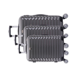 3-Piece Luggage Set - Marseille - Polycarbonate - Carbon Grey