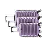 3-Piece Luggage Set - Marseille - Polycarbonate - Carbon Lilac
