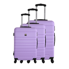 Charger l'image dans la visionneuse de la galerie, Nice – Set de 3 valises – ABS – Parme
