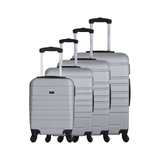 4-Piece Luggage Set - Nice - ABS - Silver