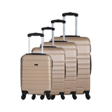 4-Piece Luggage Set - Nice - ABS - Champagne