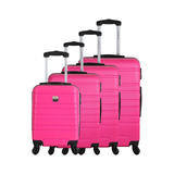 4-Piece Luggage Set - Nice - ABS - Fuchsia