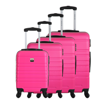 Charger l'image dans la visionneuse de la galerie, Nice – Set de 4 valises – ABS – Fuchsia
