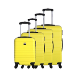 4-Piece Luggage Set - Nice - ABS - Yellow